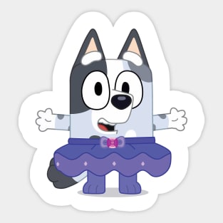 Bluey MUffin Design 4 Sticker